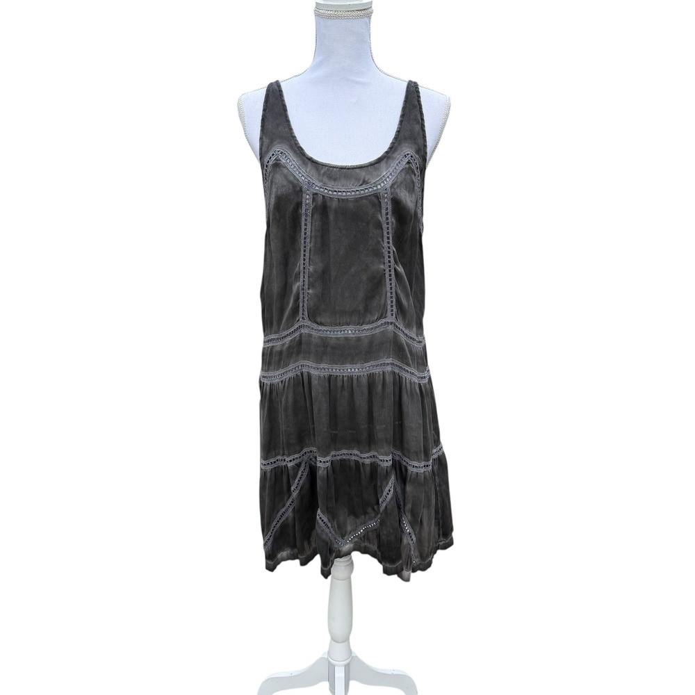 Pam & Gela Gray Midi Dress